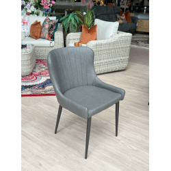 Maria Dining Chair PU Grey